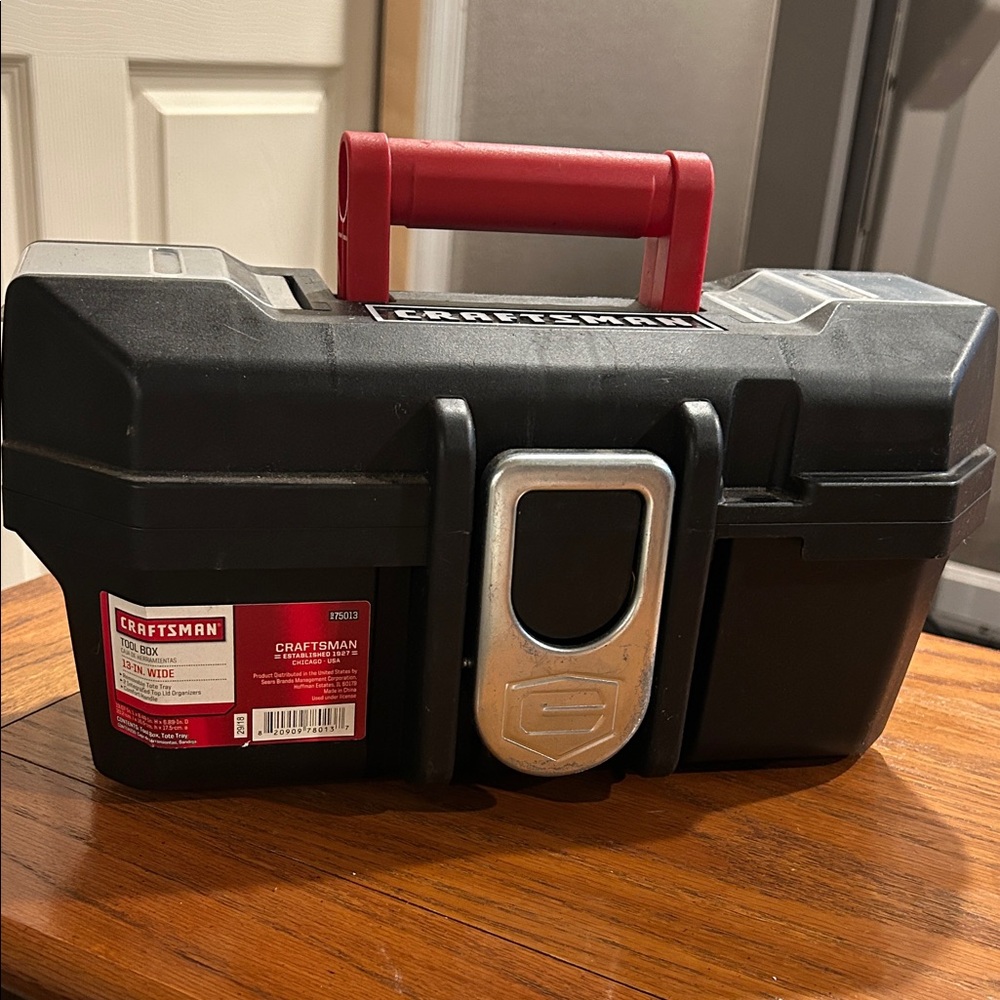 Craftsman Black and Red Tool Box